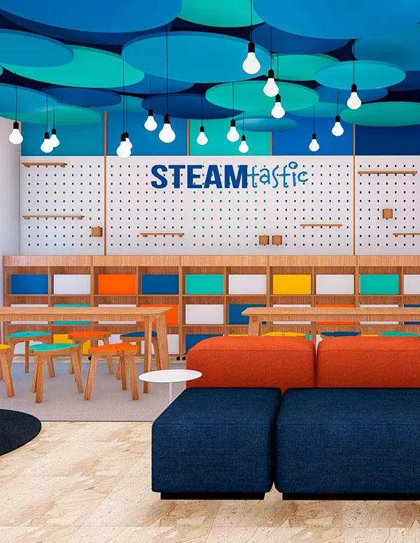render de projeto comercial steamstastic